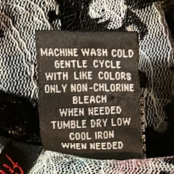 Fire Los Angeles, Cowl Neckline, Long Sleeves, Art Dress, Multi, Large - Picture 6 of 7